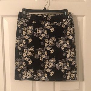 Loft Floral Mini Skirt